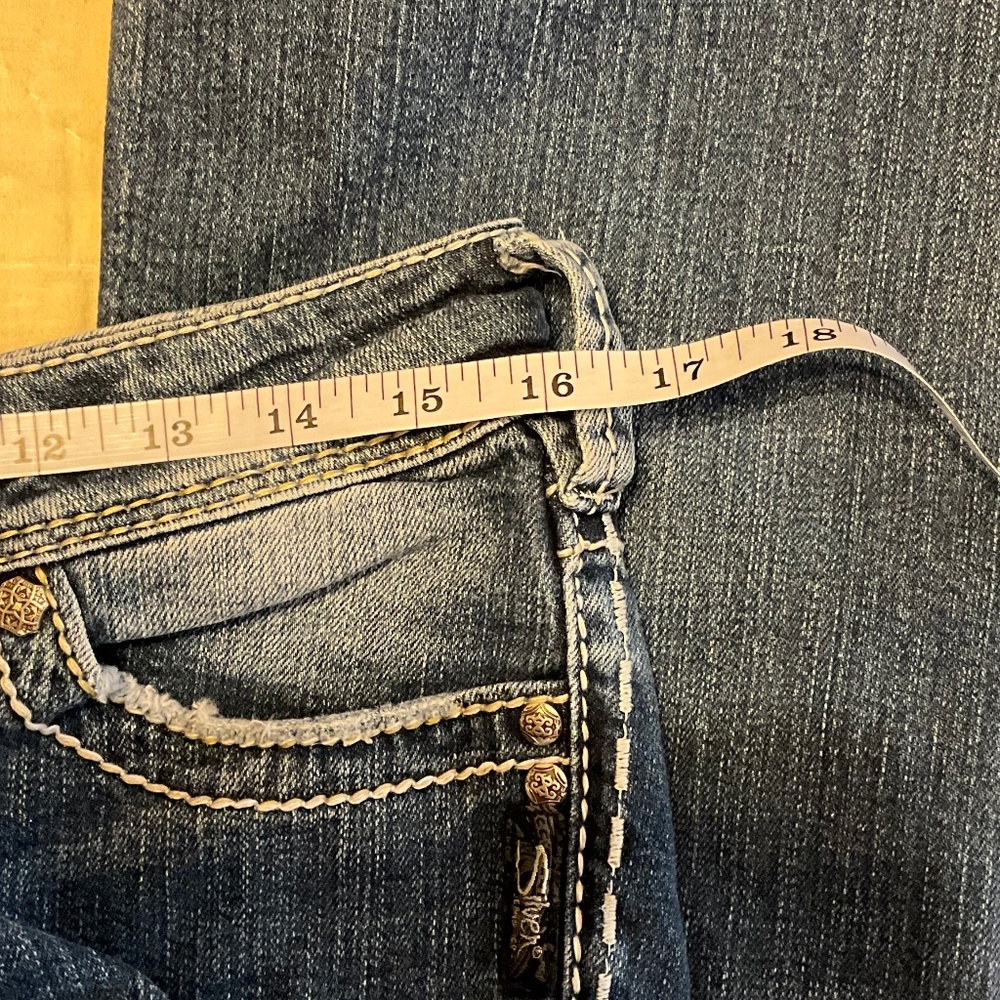 Silver Womens Jeans size 30/32 - Picture 6 of 13